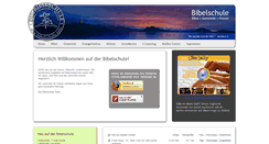 Desktop Screenshot of bibelschule.info