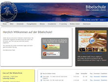 Tablet Screenshot of bibelschule.info